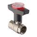 Кран шаровый с пластиковой ручкой и термометром Koer KR.240 - 1" ГГ (KR3119) KR3119 фото 1