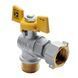 Кран з накидною гайкою 1/2" ГШМ газ кутовий Koer KR.221.G (KR0168) KR0168 фото 1
