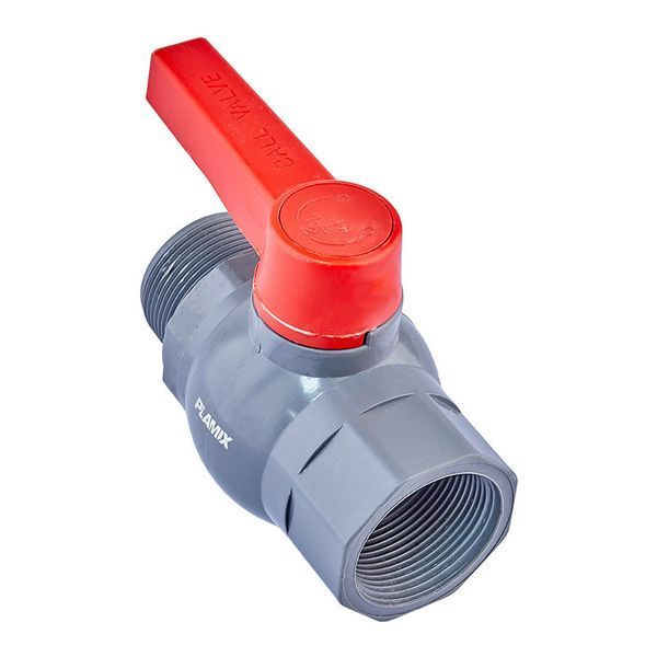 Кран кульовий Plamix PVM-1 1/2" FM PVC (PM0623) PM0623 фото