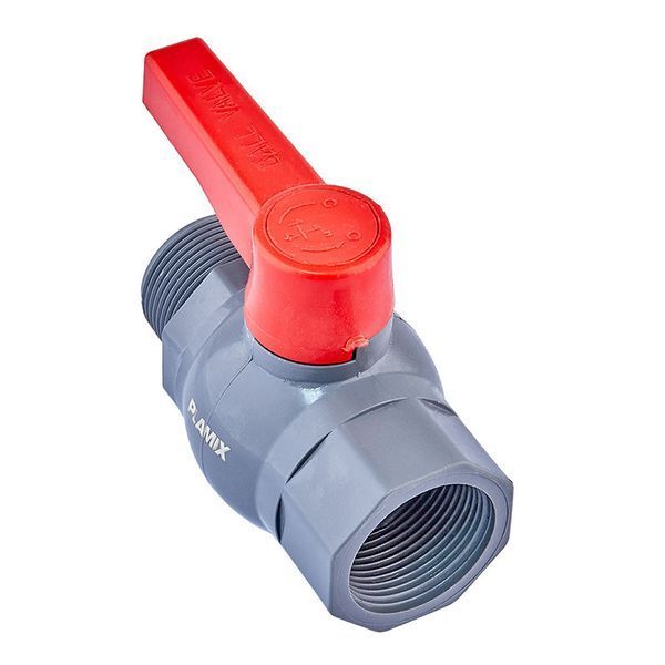 Кран кульовий Plamix PVM-1 1/4" FM PVC (PM0622) PM0622 фото