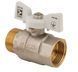 Кран кульовий Koer 1" ГШМ (KR.218.W) білий (KR0184) KR0184 фото 1