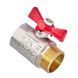 Кран кульовий Waterpro WP607-25FMW - 1" ГШМ (сталевий метелик) (WP3295) WP3295 фото 2