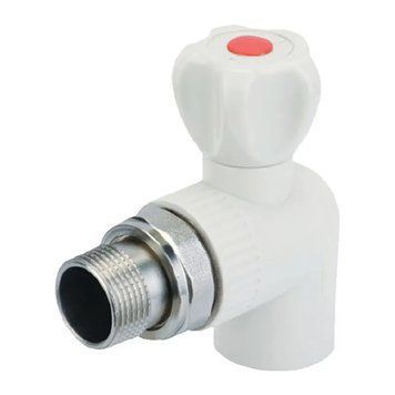 Кран радіаторний 20x1/2 кутовий PPR KOER K0157.PRO (KP0201) KP0201 фото