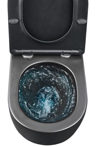 Унітаз підвісний MIXXUS PREMIUM ELLIPSE-0303-T3 BLACK 520х365х360mm система змиву TORNADO 3.0 (MP6591) MP6591 фото
