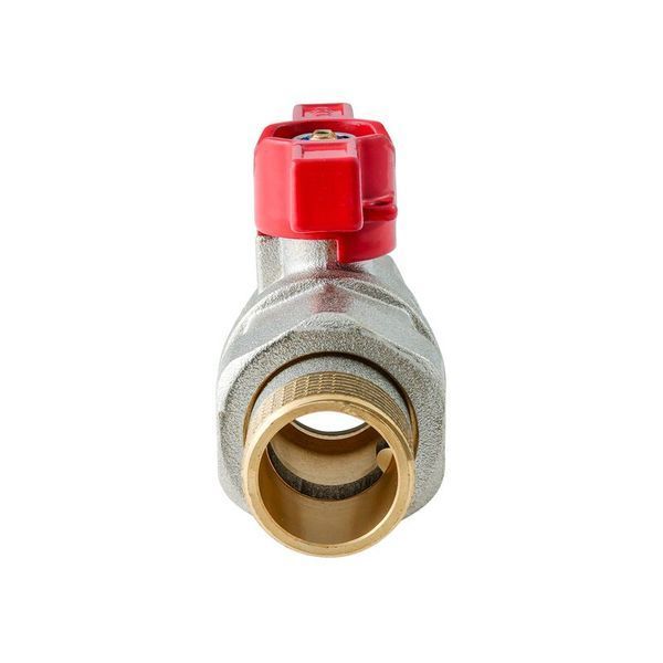 Кран з американкою KOER EXTREME KE.227-20 - 3/4" ручка "метелик" червона (KR5766) KR5766 фото