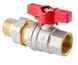Кран з американкою KOER EXTREME KE.227-20 - 3/4" ручка "метелик" червона (KR5766) KR5766 фото 3