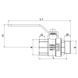 Кран шаровой Roho R201-075B - 3/4" (RO0096) RO0096 фото 2