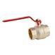 Кран шаровый Koer KR.214 - 2-1/2" FF ГГР (ручка "рычаг" красная) (KR4950) KR4950 фото 2