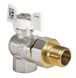 Кран з американкою 3/4" (Koer KR.228.W) кутовий білий (KR0100) KR0100 фото 1