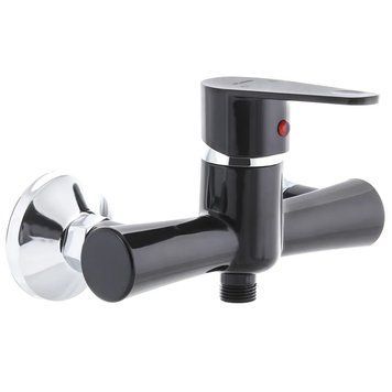 Змішувач для душа PLAMIX VEGA-003 BLACK (без шланга та лійки) (Колір чорний) (PM0576) PM0576 фото
