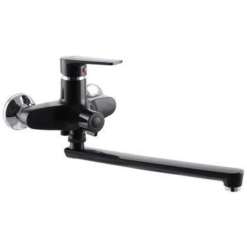 Смеситель для ванны PLAMIX OSCAR-006 EURO BLACK (без шланга и лейки) (Цвет черный) (PM0600) PM0600 фото