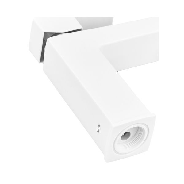 Смеситель для умывальника PLAMIX KUBUS-001 SET WHITE (с подводкой) (Цвет белый) (PM0671) PM0671 фото