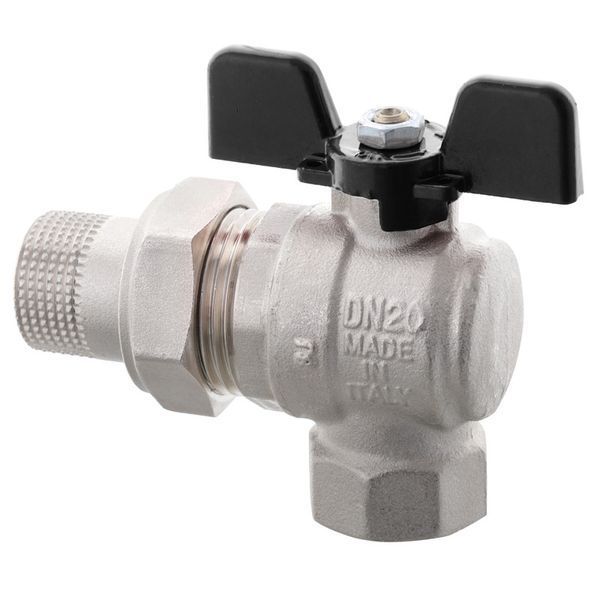 Кран с американкой Roho R106-100B - 1" угловой (RO0115) RO0115 фото