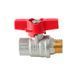 Кран шаровой ГШМ KOER EXTREME KE.218-15 - 1/2" FM ручка "бабочка" красная (KR5759) KR5759 фото 2