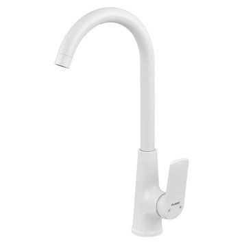 Смеситель для кухни PLAMIX LUCAS-011 SET WHITE (с подводкой) (Цвет белый) (PM0714) PM0714 фото
