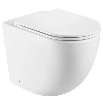 Унітаз підлоговий безбачковий MIXXUS PREMIUM ELLIPSE-0701-T1 570х365х410mm система змиву TORNADO 1.0 (MP6593) MP6593 фото