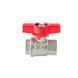 Кран кульовий ГГМ KOER EXTREME KE.217-15 - 1/2" FF ручка "метелик" червона (KR5756) KR5756 фото 5