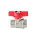 Кран кульовий ГГМ KOER EXTREME KE.217-15 - 1/2" FF ручка "метелик" червона (KR5756) KR5756 фото 3