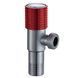 Кран для подключения сантехприборов MIXXUS VAL-09-1/2x1/2 из нерж. стали SUS304 (Цвет красный) (MI7098)