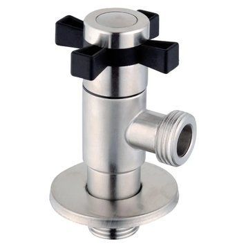 Кран для подключения сантехприборов Zerix VAL-09-1/2x1/2 из нерж.стали SUS304 (ZX5102) ZX5102 фото