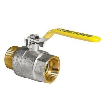 Кран шаровой KOER KR.215.G - 1 1/2" FM ГШВ YELLOW, ручка "рычаг" желтая (KR0126) KR0126 фото